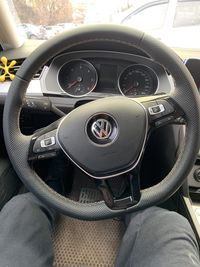 Чехол на руль оплетка passat b8,b7,golf7,jetta,t6