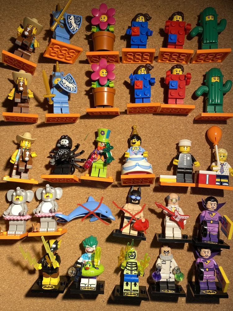 Lego minifigurki różne serie