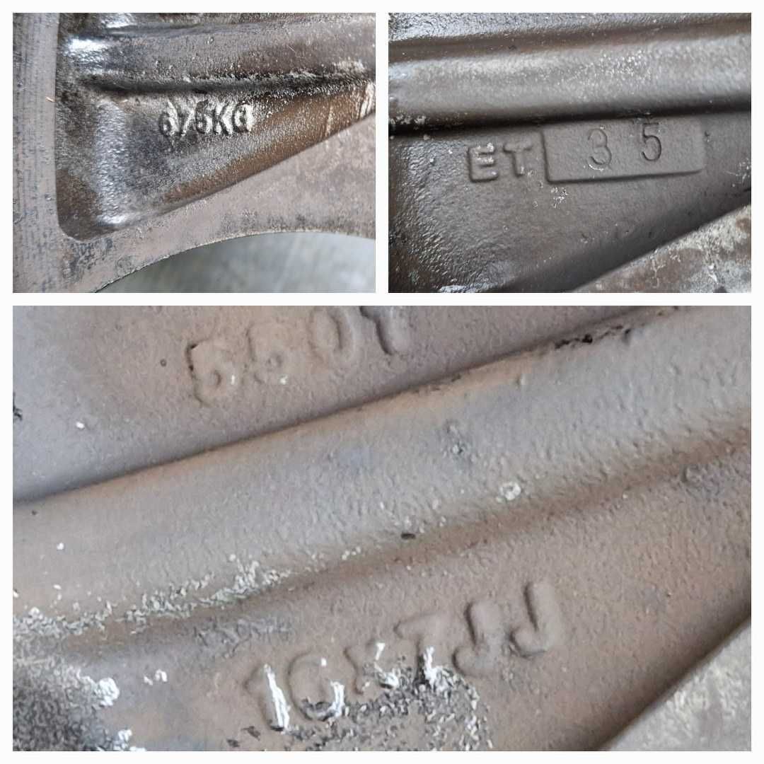 Koła Felgi 5x112 16x7j ET35 Continental 205/55/16 6mm Audi VW Skoda