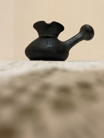 Турка джезва керамічна глинян чорнодимлена