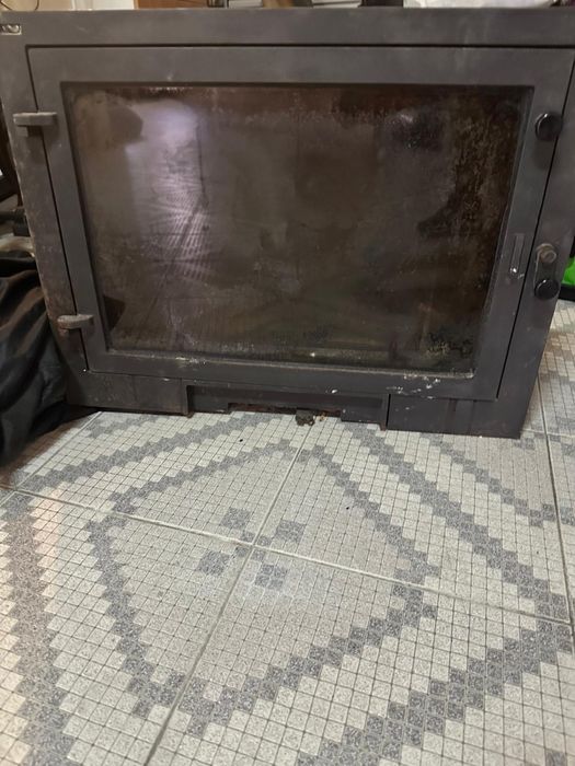 Recuperador de calor / lareira em ferro fundido