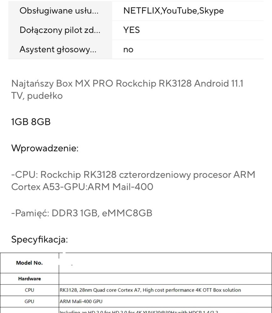 Smartbox tv dekoder smart wysylka tylko dwa dni