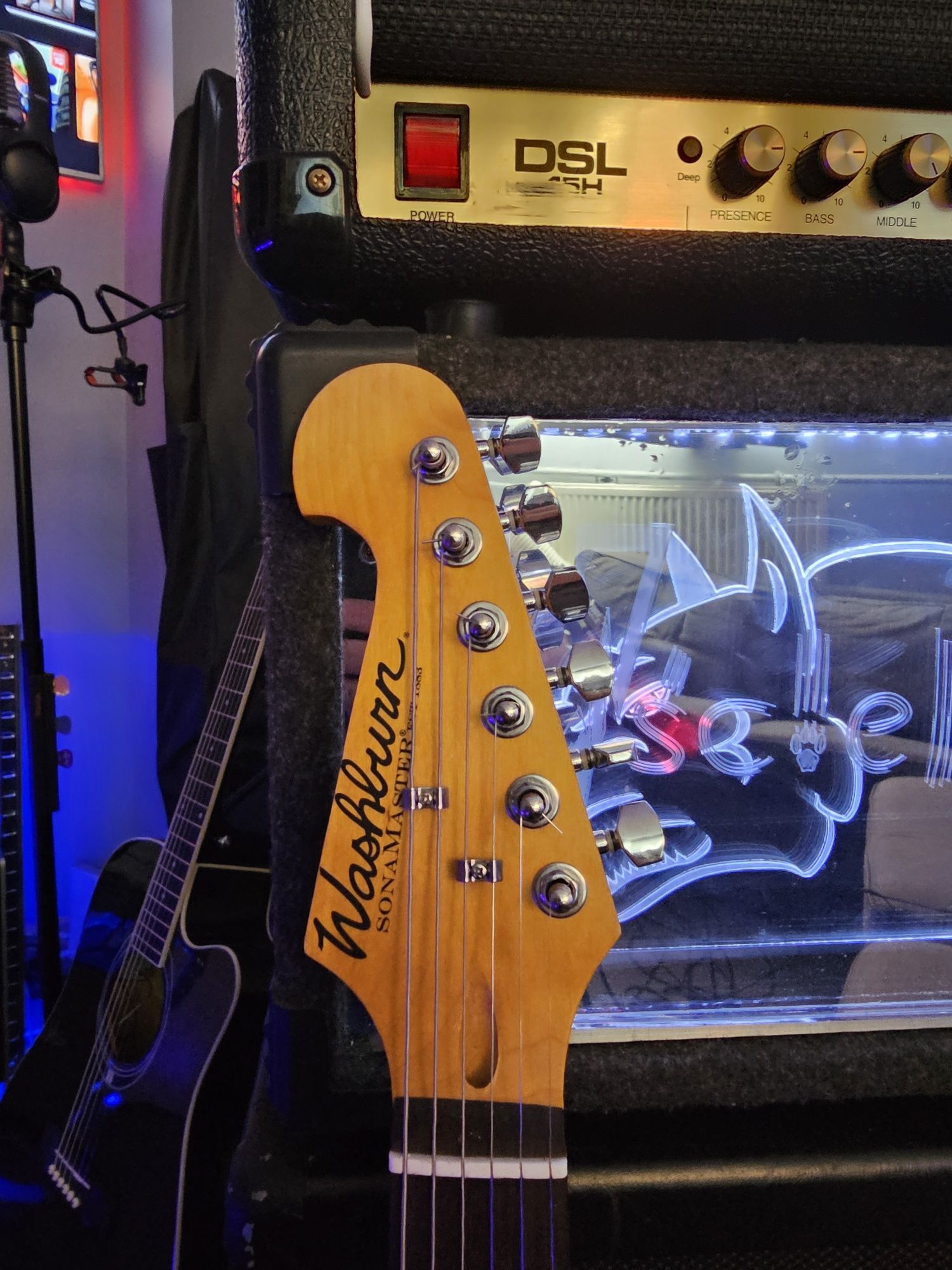 Gitara elektryczna offsetowa do punkrocka. Seymour Duncan SH-13 Dimeba