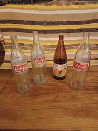 Garrafas colecção Coca Cola em vidro 1 litro antigas