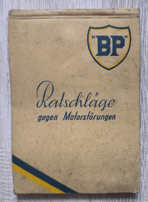 Książeczka Rady przed awarią silnika ok. 1930 roku