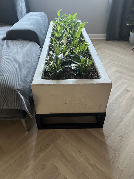 Doniczka donica betonowa duża kwietnik beton architektoniczny