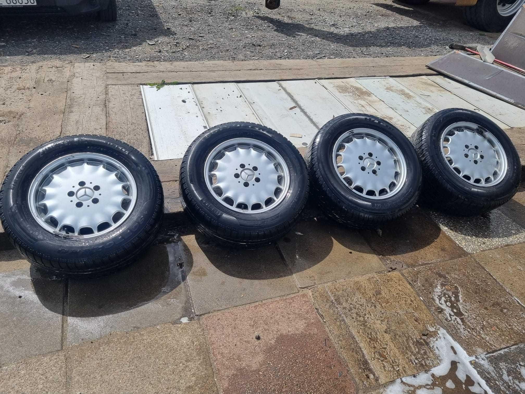 ALUFELGI mercedes W140 S klasa 5x112 et51  7,5J z oponami PIRELLI 23