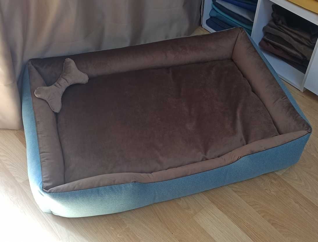Лежанки для Собак. Зручний лежак диван з бортиками, міцний, теплий