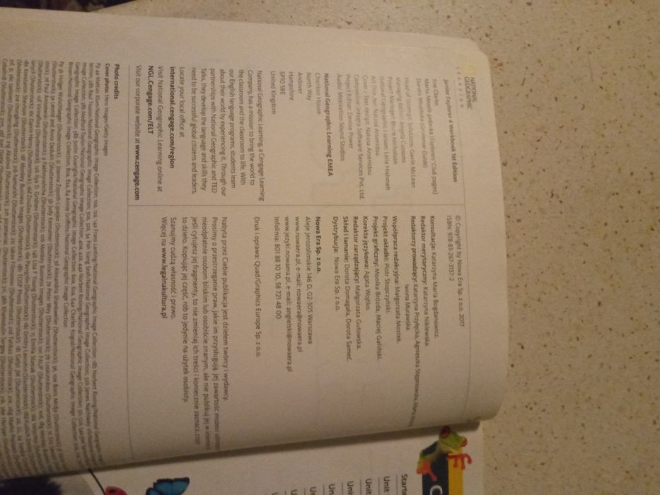 Angielski junior Explorer 4 ćwiczenia zapisane