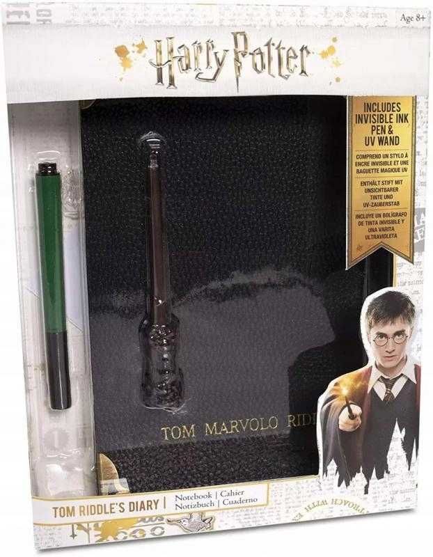 HARRY POTTER Dziennik TOMA RIDDLA Notatnik Pióro Różdżka Nowy Poznań