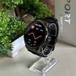 Nowy Smartwatch Rozmowy Duży Sport Zdrowie ciśnienie puls czarny pasek