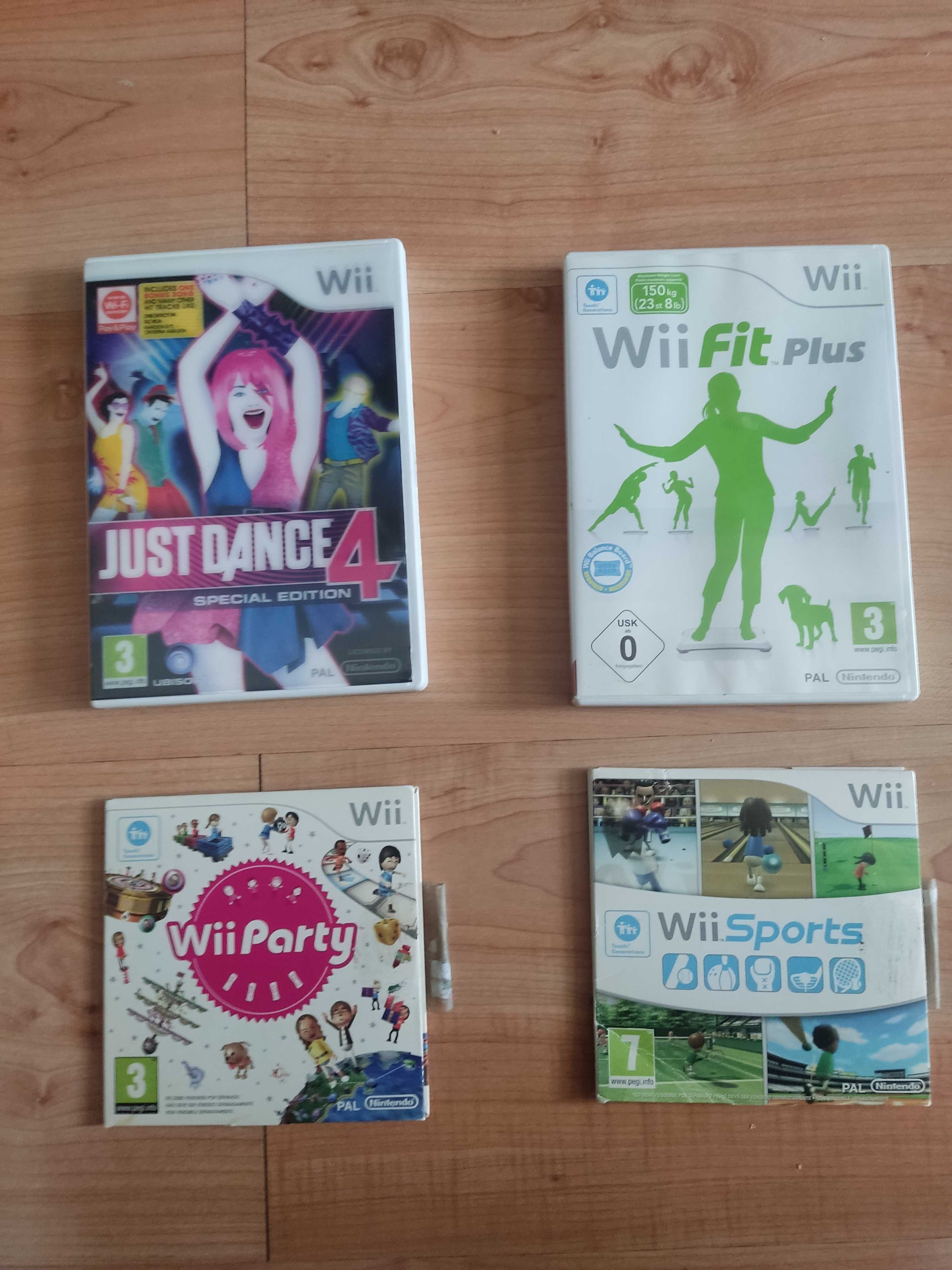 Jogos originais Wii: Fit Plus e Wii Sports