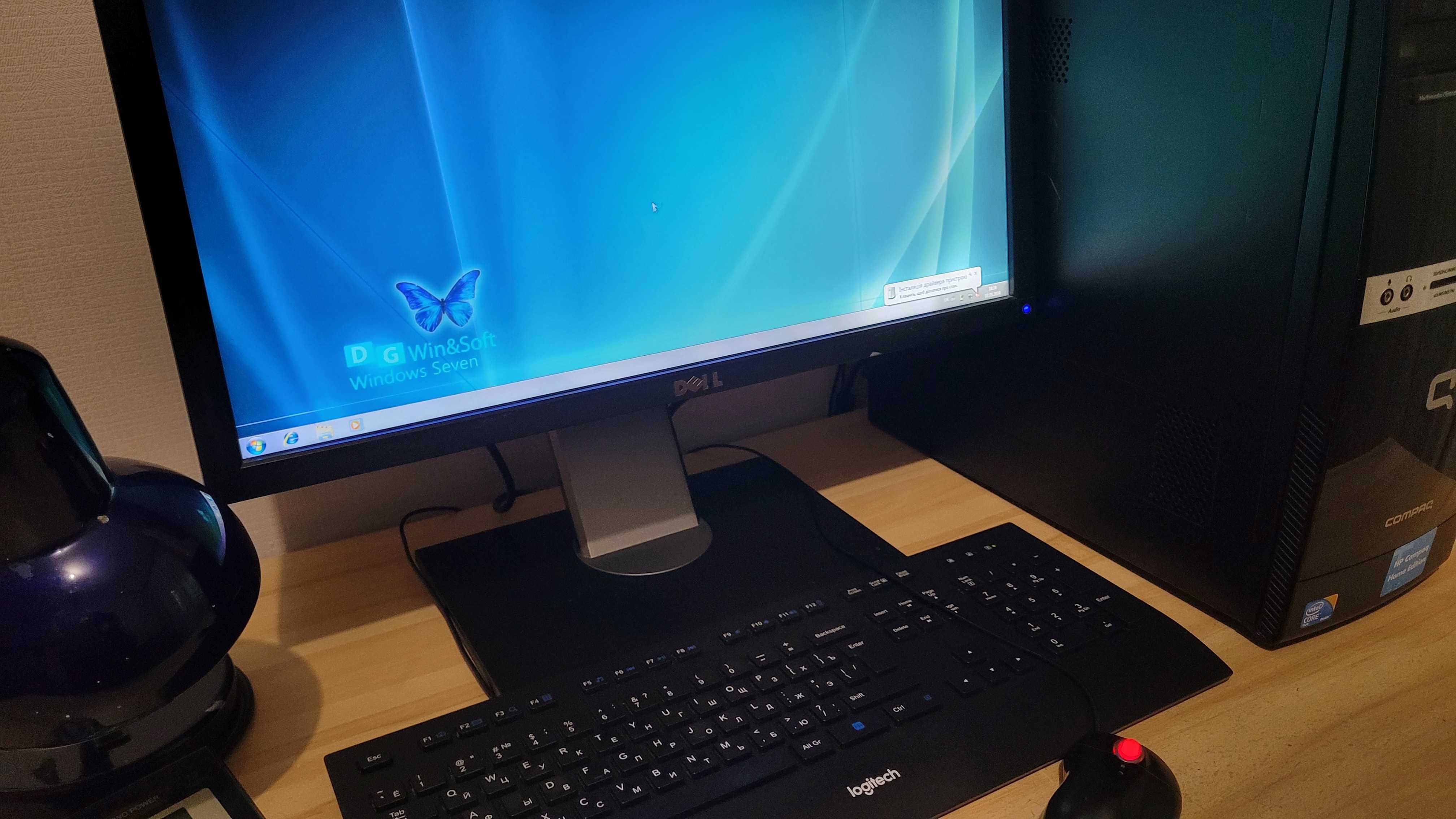 Комп'ютер HP Compaq 500B + Клавиатура Logitech K280e