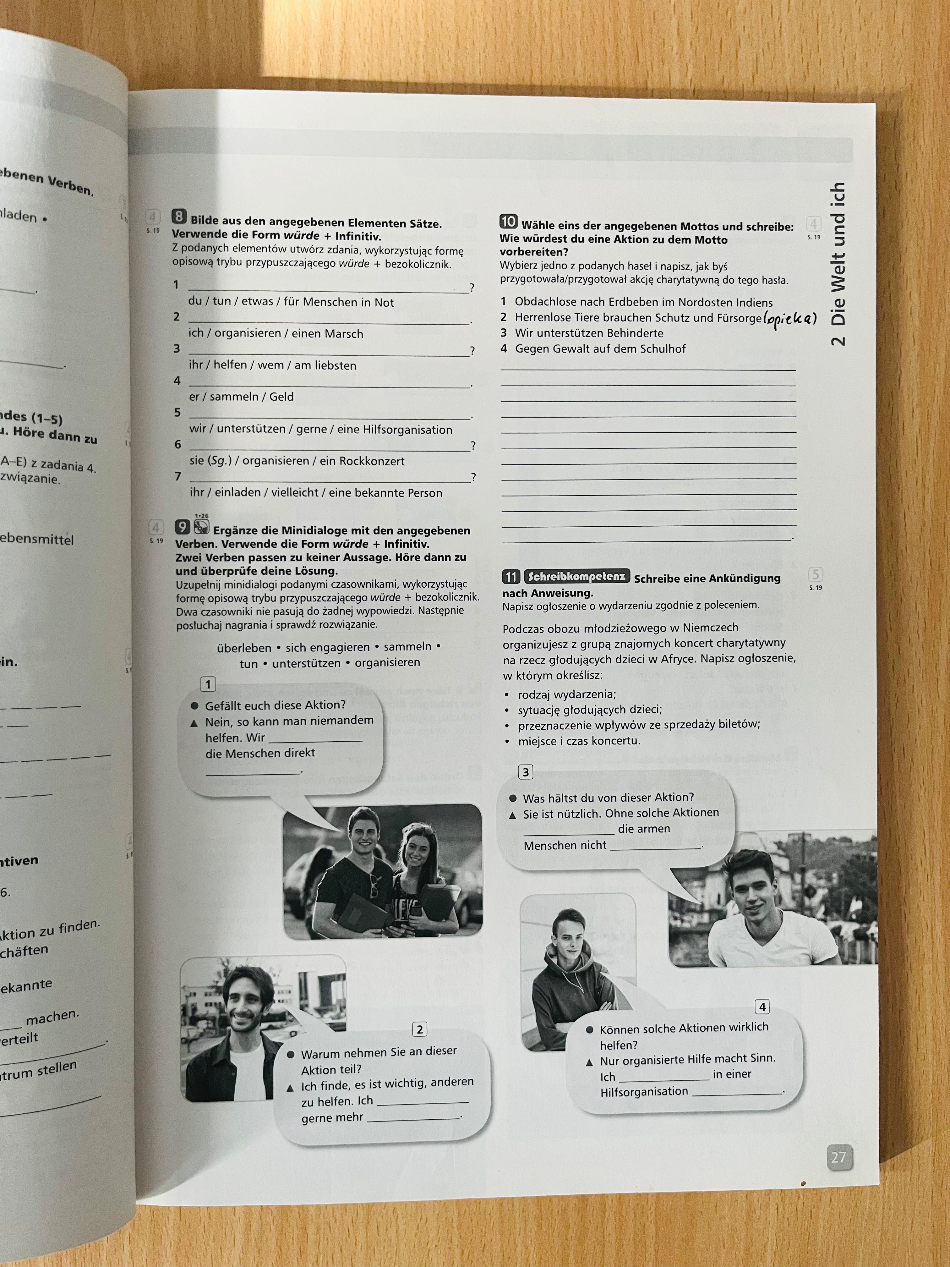Infos 4 Zeszyt ćwiczeń język niemiecki dla szkół ponadgimnazjalnych