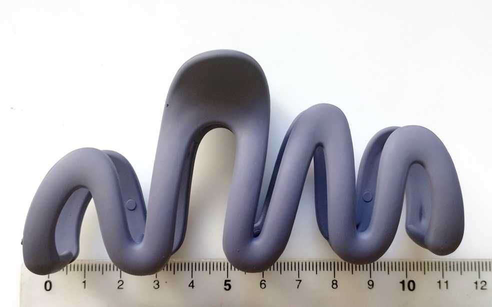 Заколка краб велика 105 мм soft touch