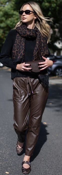 Lemonada spodnie skórzane boyfriendy nowa kolekcja L/40