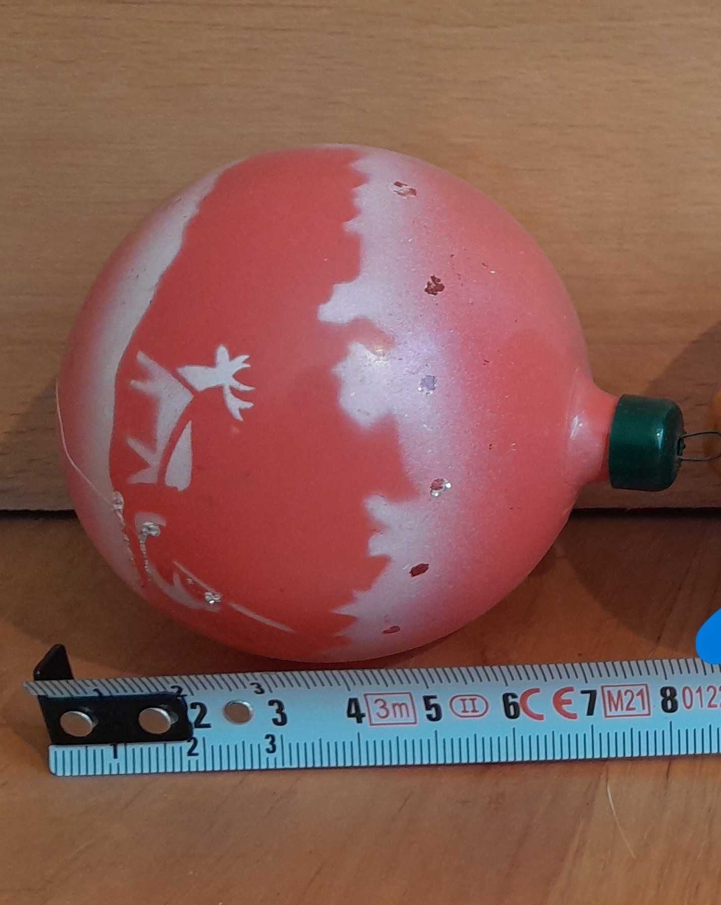 Stare bombki choinkowe 5 sztuk grzybek szyszka sopel PRL retro vintage