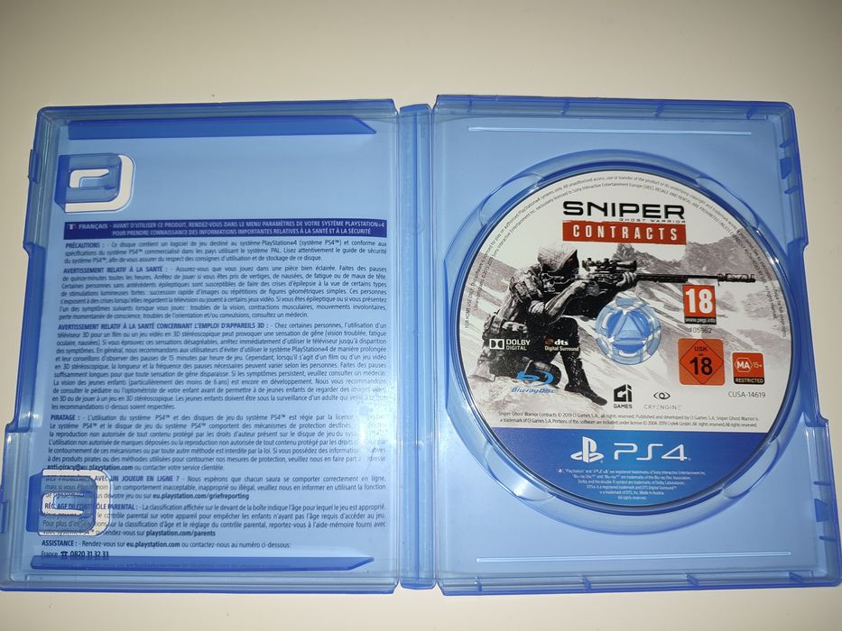 Gra Ps4 Sniper Ghost Warrior Contracts gry PlayStation 4 UFC Mafia GTA
