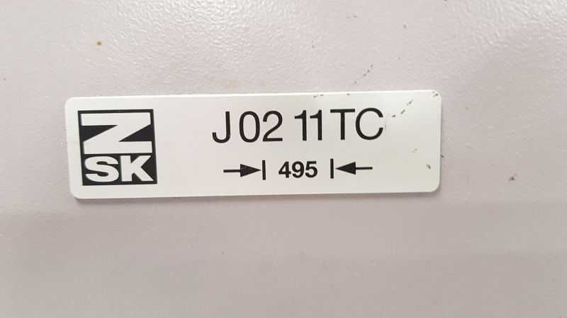 Maszyny szwalnicze hafciarka ZSK J0211TC dwie głowice 11 kolorów