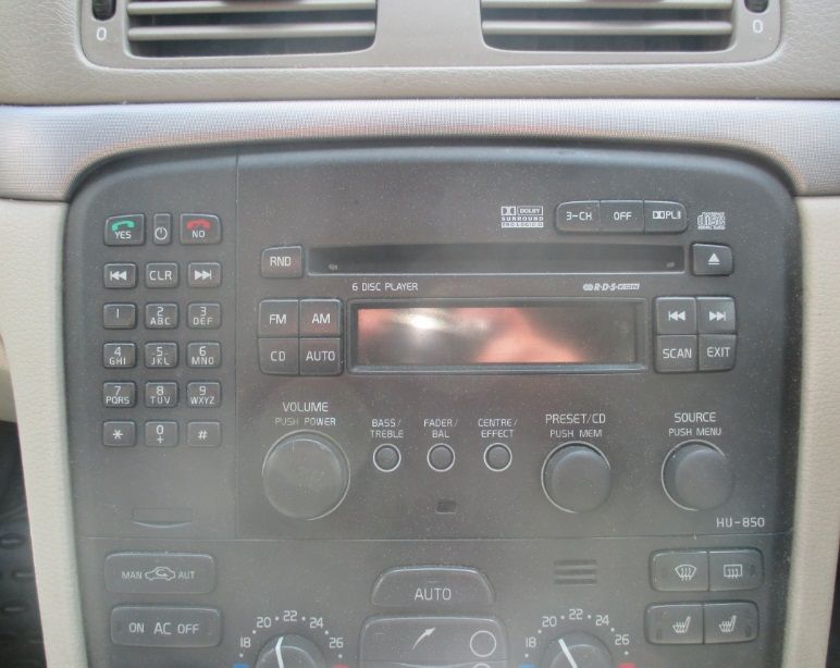 VOLVO S80 Telefon Radio Moduł Klawiatura Czarny Szary CZĘŚCI RADOM