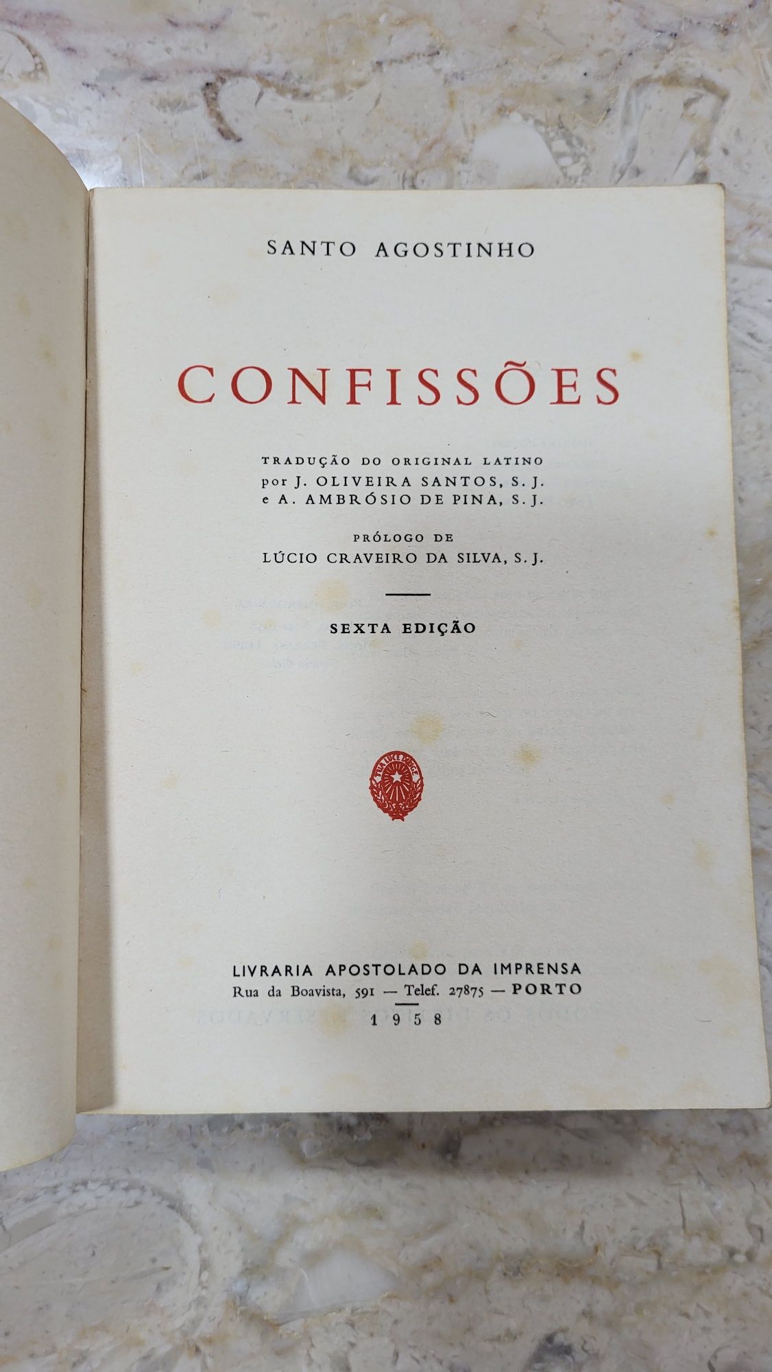 Confissões de Santo Agostinho- Livraria Apostolado da Imprensa