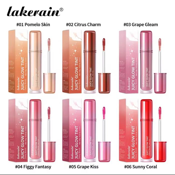 набір тінтів-блисків для губ нових