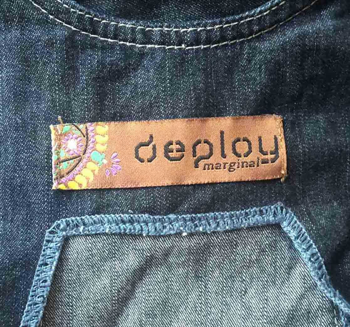 Шорти (-комбінезон) джинсові з вишивкою_Deploy