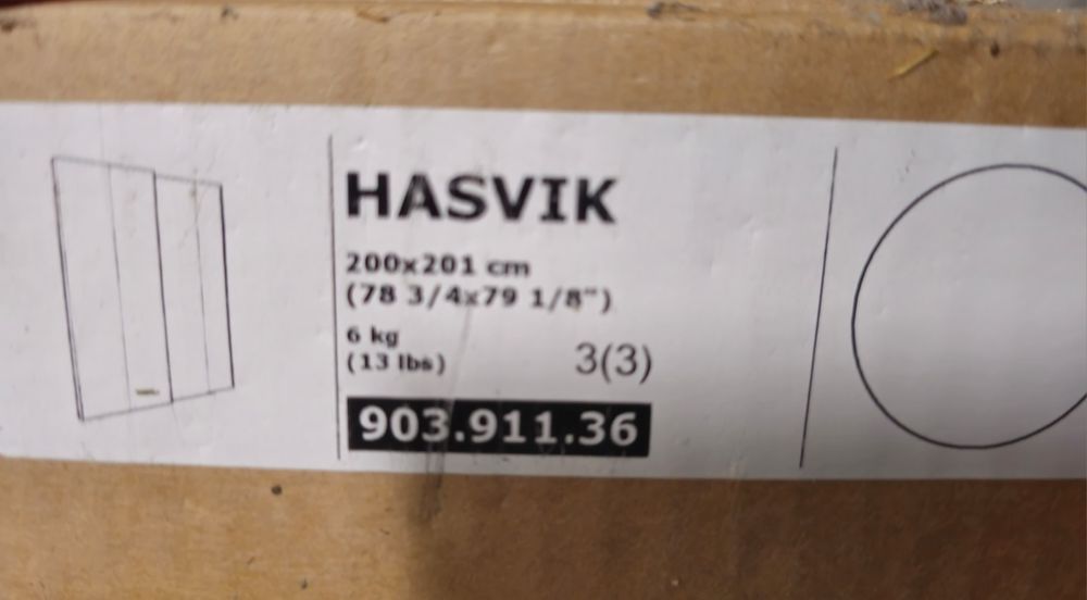 Drzwi przesuwne z prowadnicą do szafy pax hasvik ikea 200x201