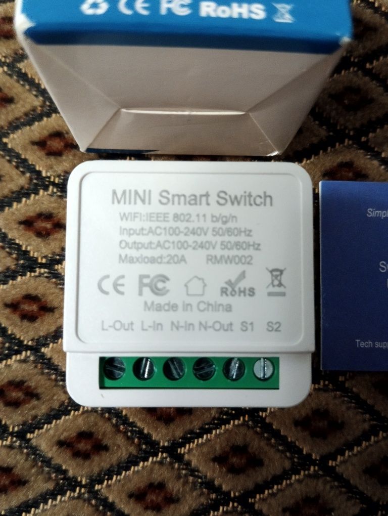 Wifi Реле розумний дім 20А