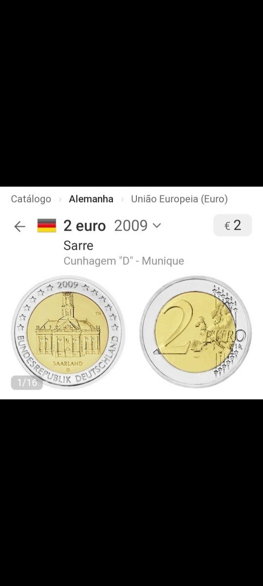Moeda 2€, Alemanha 2009
