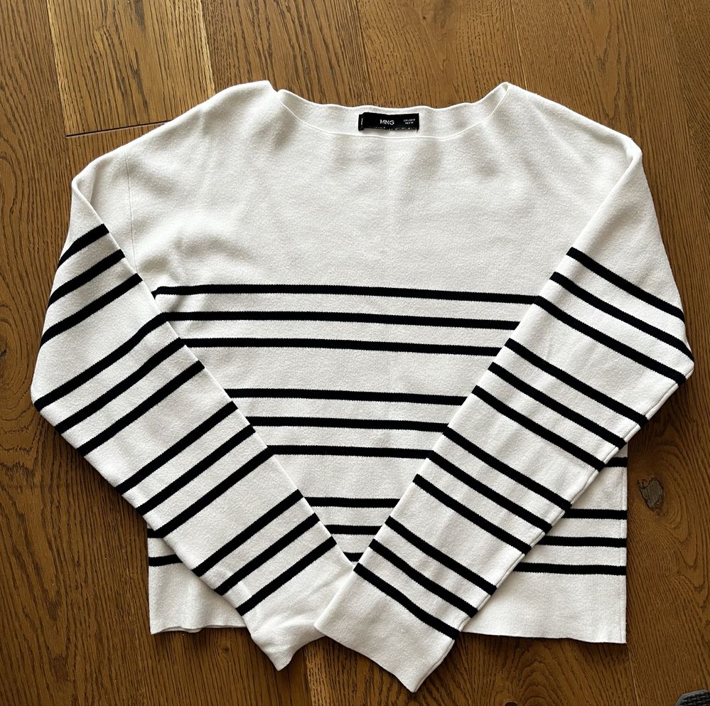 Bluza w paski Mango sweterek w paski M