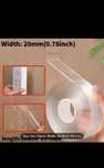 Double side adhesive tape . Strong and sticky