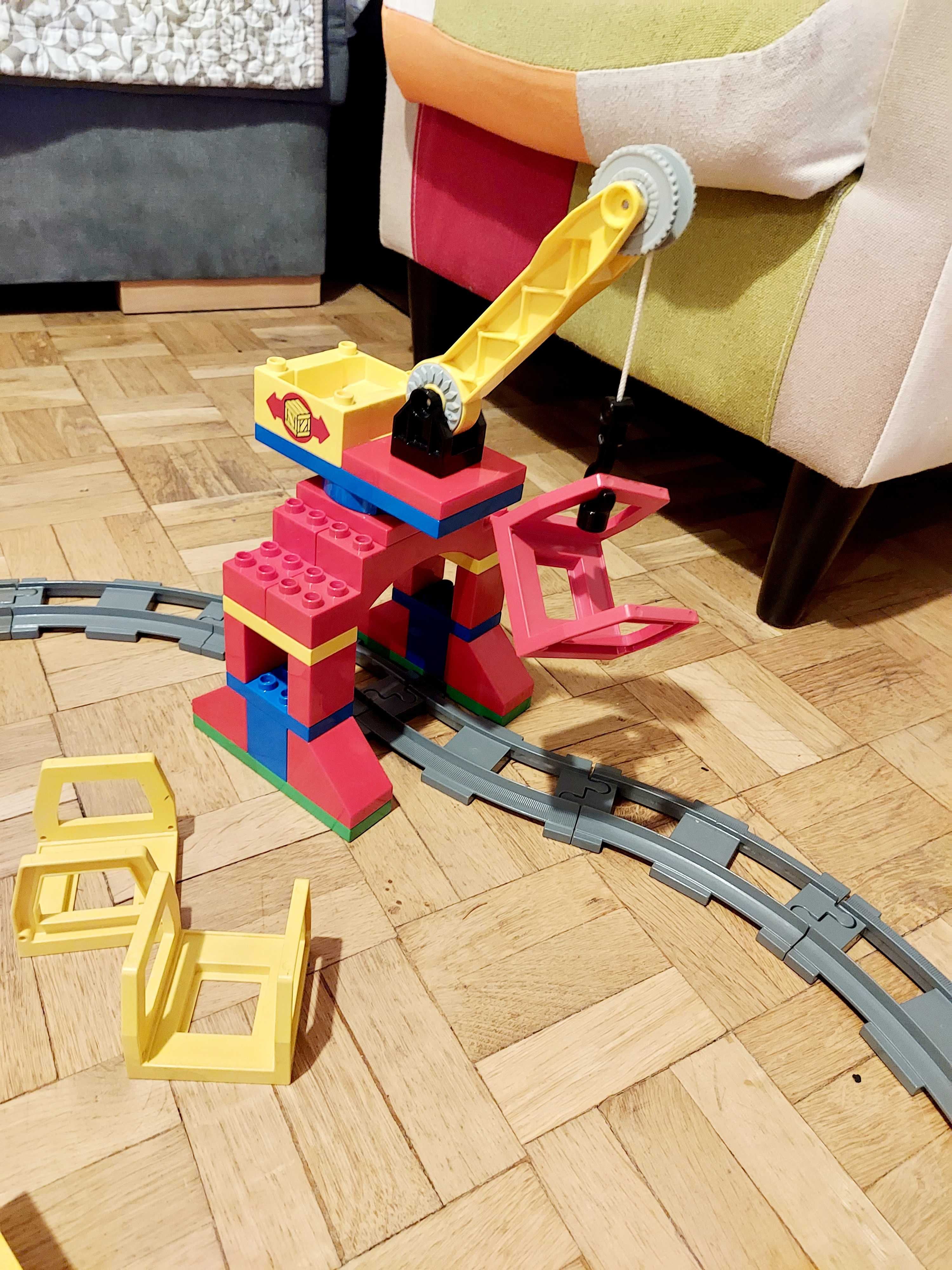 Lego Duplo pociągi kolejka elektryczna 10508 + dodatki