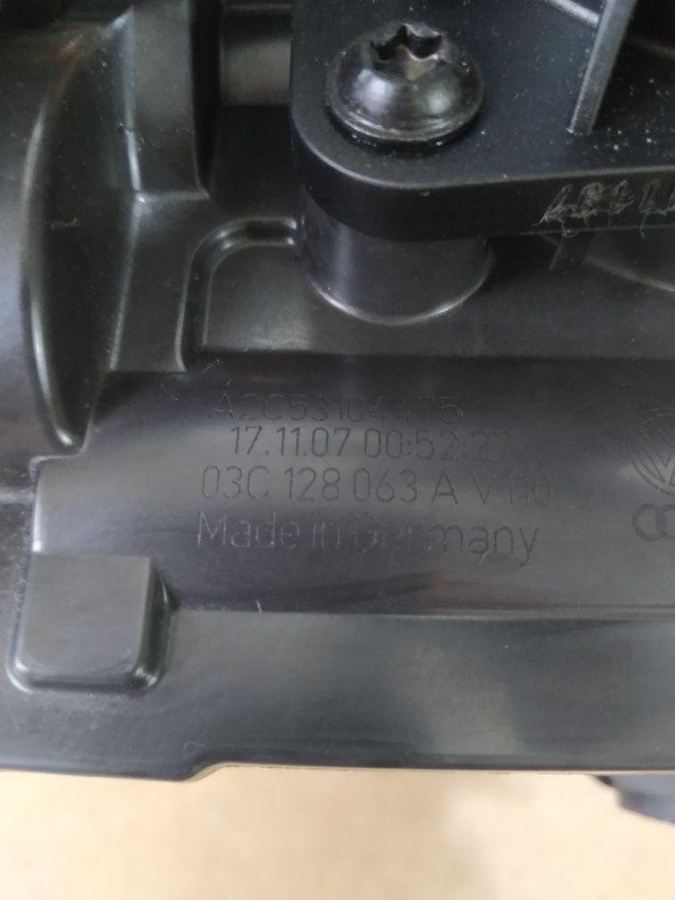 Регулирующая заслонка 1.4tsi 03c128063 a 03c145861 d A2c53104475
