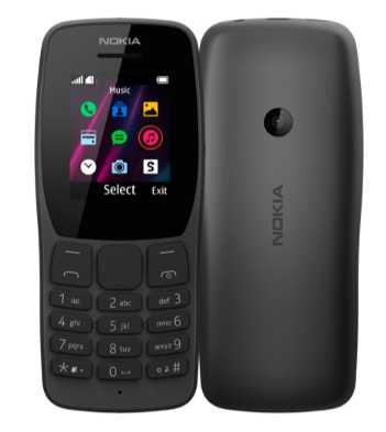 Мобільний телефон Nokia 110 Dual Sim 2019 Black, Green, Red