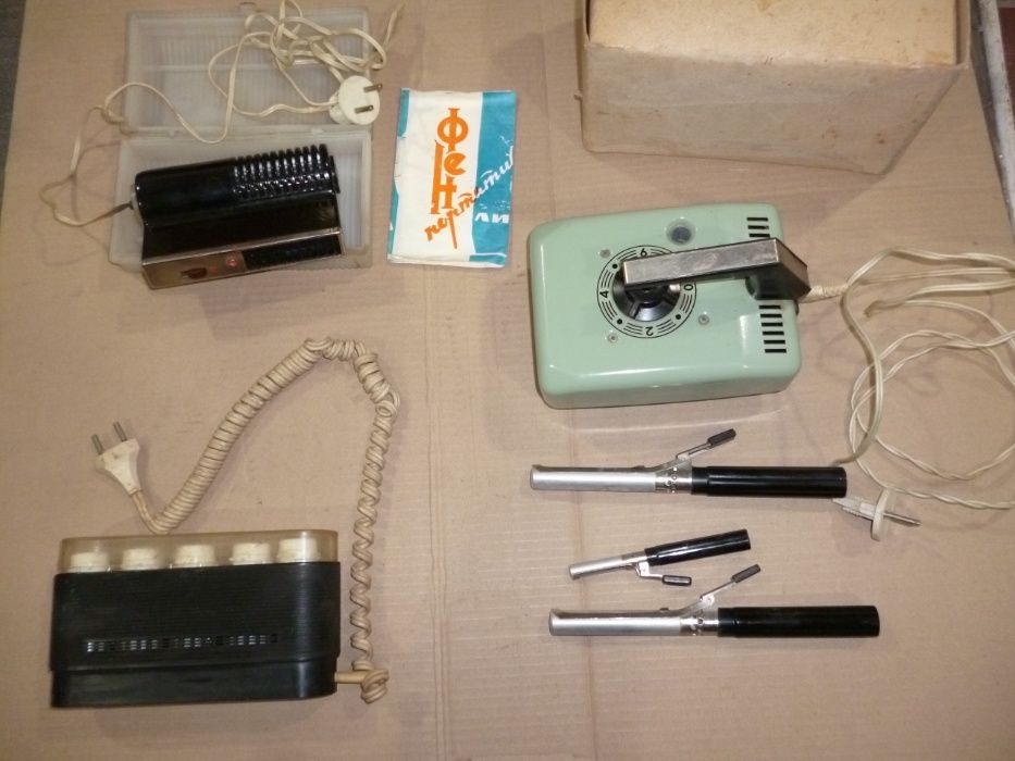 Фен СССР Лилия для завивки волос Надейка бигуди электробигуди