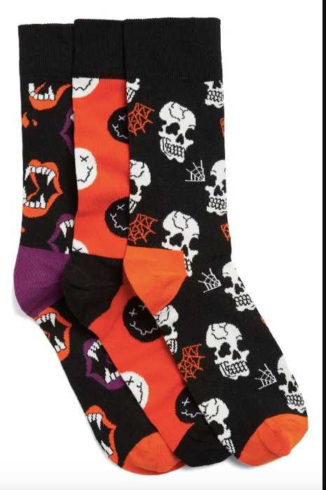 Новий набір високих шкарпеток Happy Socks, 3 шт