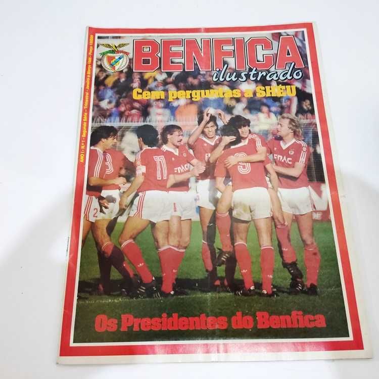 Revistas do Benfica 11 em muito bom estado com os posters