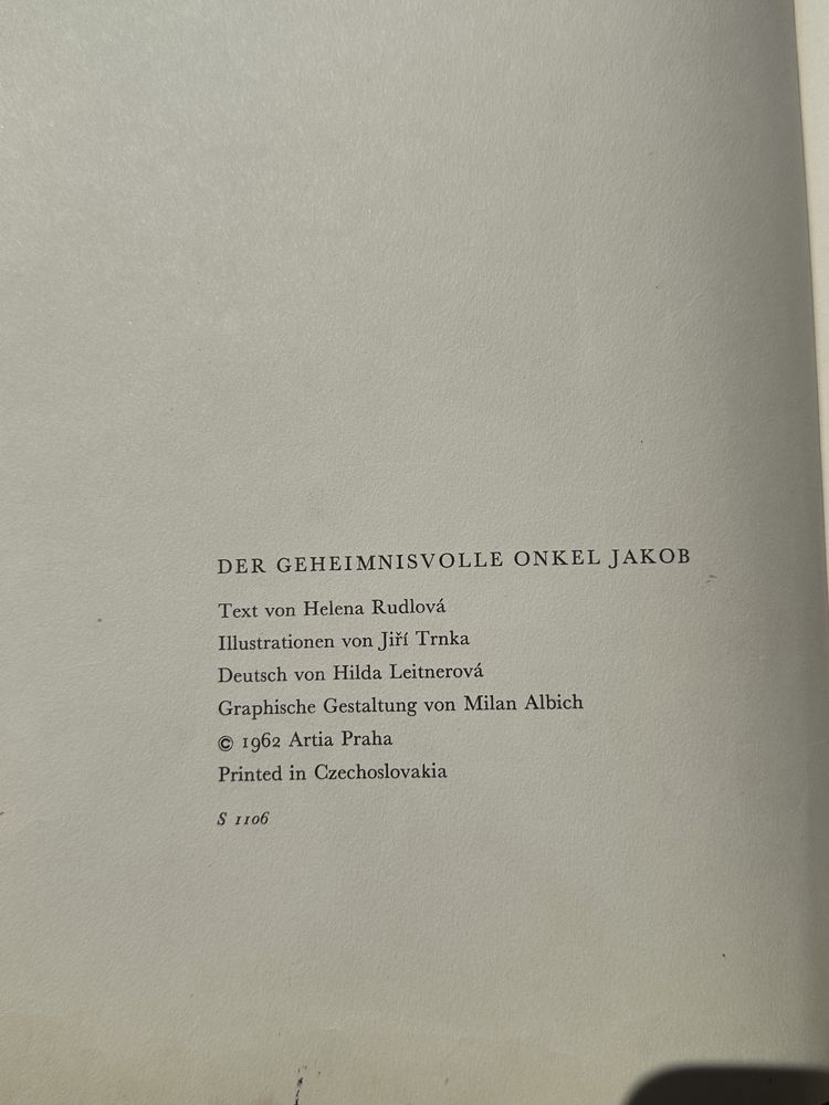 Книга для детей на немецком языке «der geheimnisvolle onkel jakob»