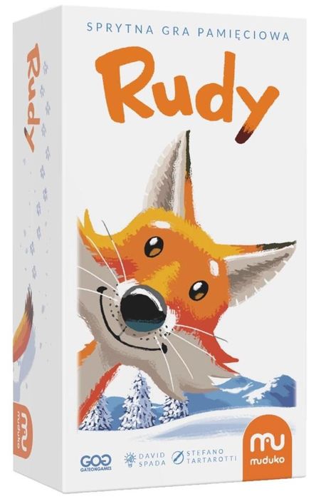 Rudy - sprytna gra pamięciowa MUDUKO Muduko pudełko,124x213 mm