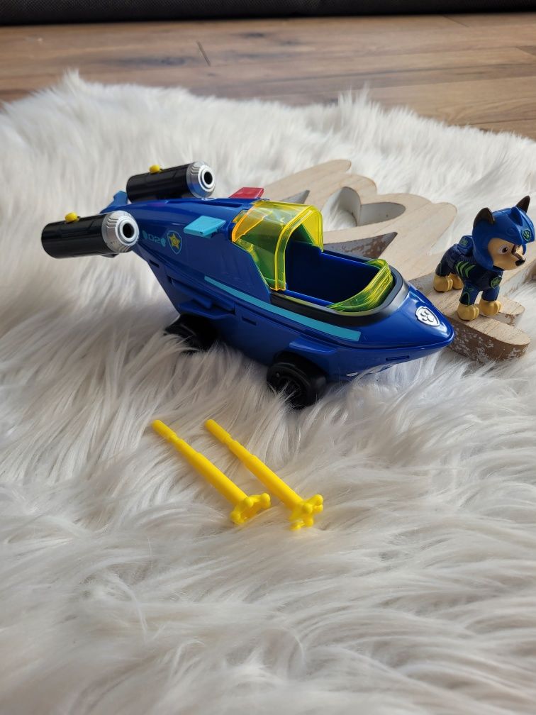 Psi patrol pojazd Chase łódź podwodna Aqua pups