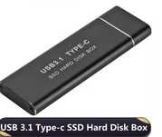 Obudowa zewnętrzna do dysku SSD M.2 (SATA) – USB 3.1