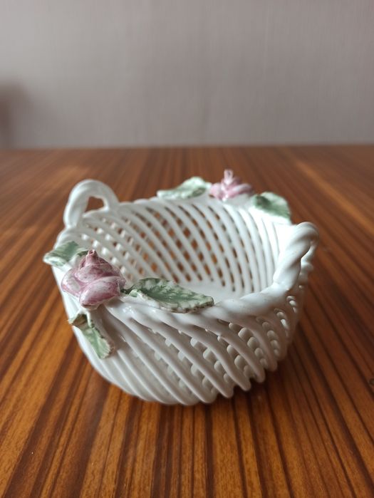 Koszyczek ceramika na drobiazgi vintage