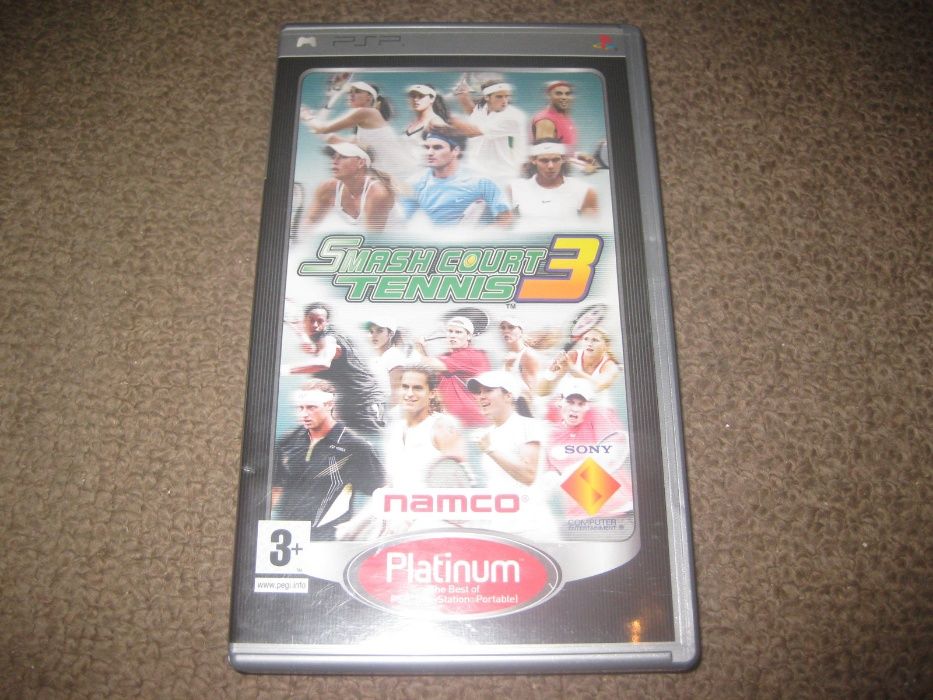 Jogo PSP "Smash Court Tennis 3" Completo!