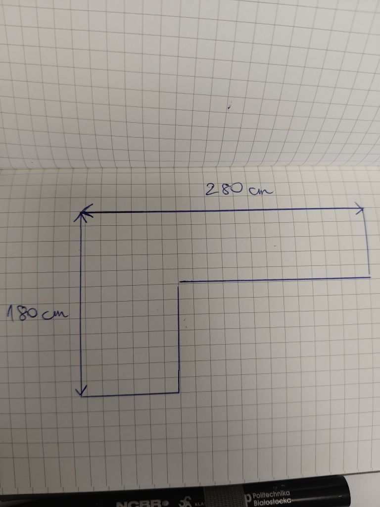 Narożnik beżowy materiał