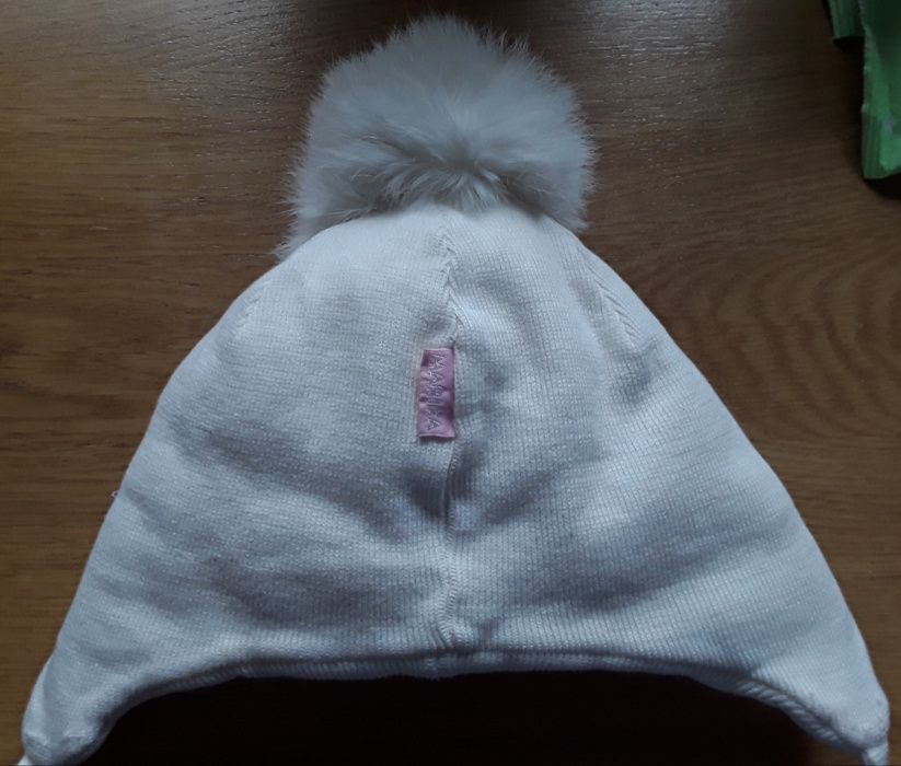 Зимняя шапка, шапочка для девочки 46 размер Marika, Польша