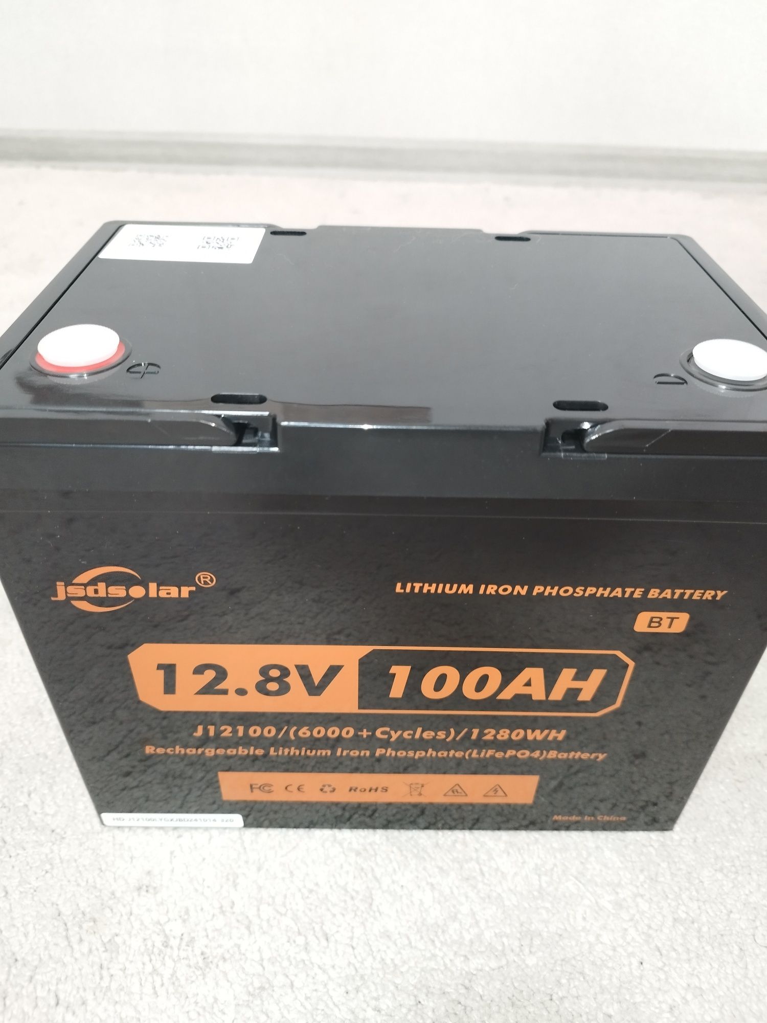 Jsdsolar J12100 с BMS и bluetooth + приложение Акумулятор