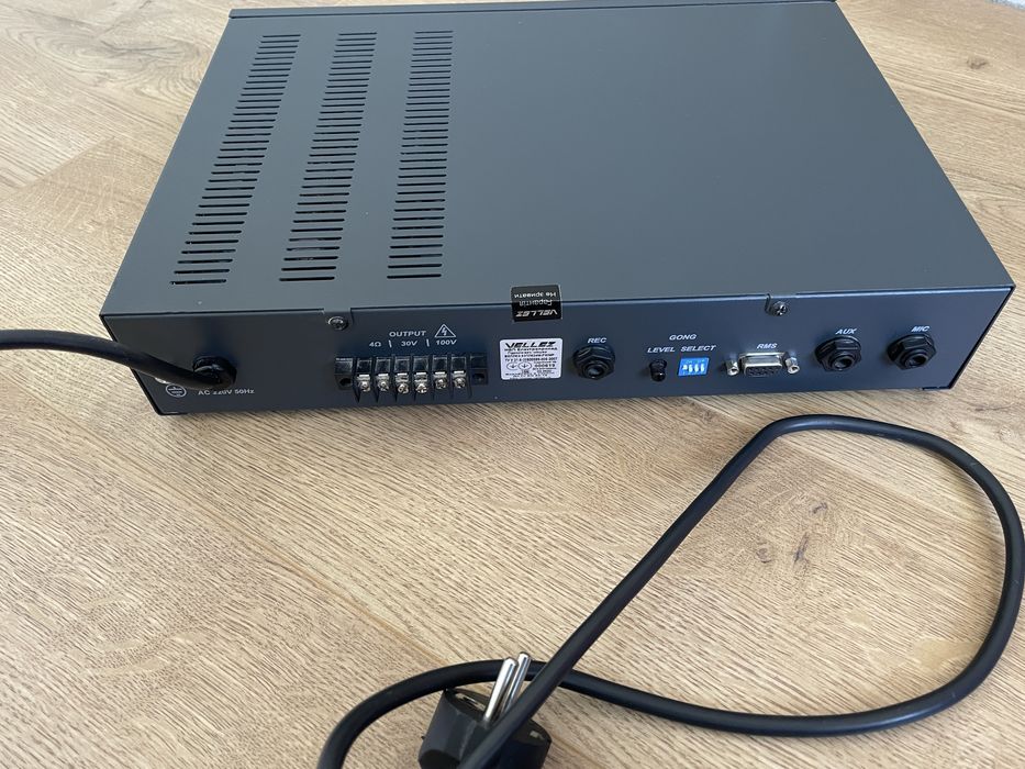 Підсилювач-мікшер VELLEZ 80ПП024М-FM/МР