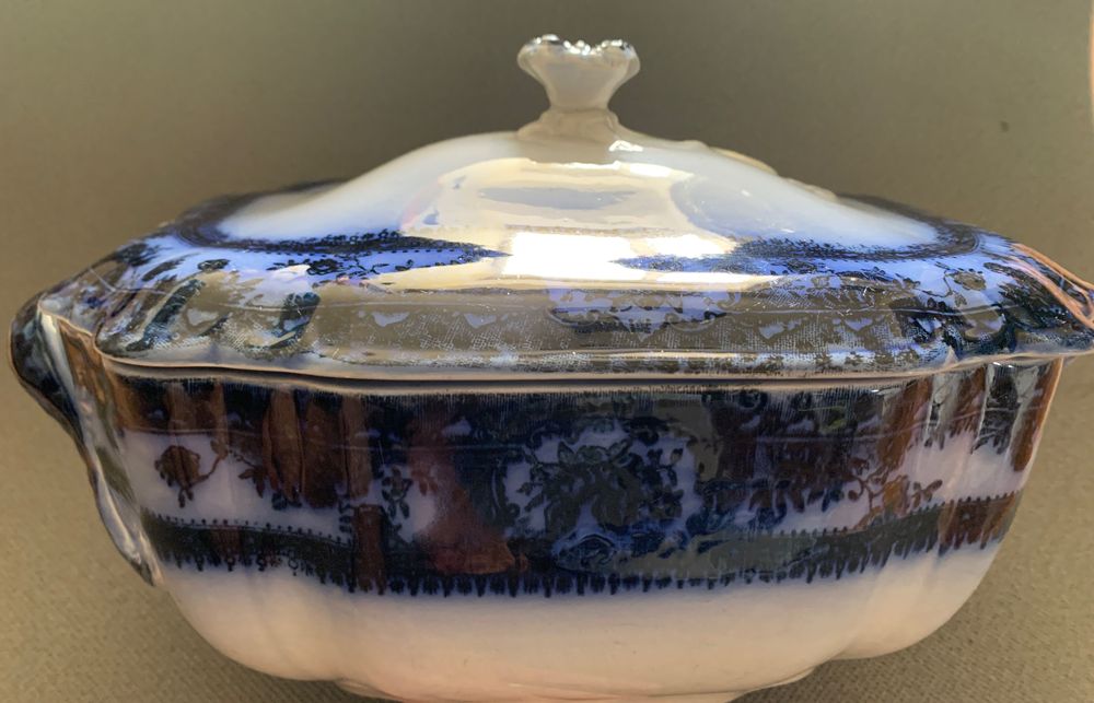 Serviço de jantar Sacavem Beira azul