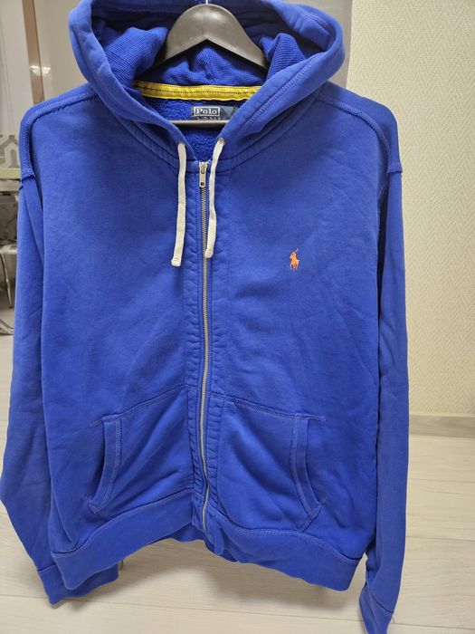 Мужская кофта  зипка на молнии с капюшоном  Polo Ralph Lauren xl